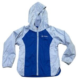 Columbia Boys XXS (4-5) Hooded Blue Jacket Full Zipper